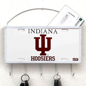 Indiana Hoosiers Mail Organizer, Mail Holder, Key Rack, Mail Basket, Mailbox